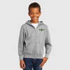 Youth Port & Company Core Fleece Full-Zip Hooded Sweatshirt