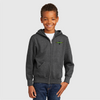 Youth Port & Company Core Fleece Full-Zip Hooded Sweatshirt