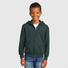 Youth Port & Company Core Fleece Full-Zip Hooded Sweatshirt
