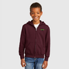 Youth Port & Company Core Fleece Full-Zip Hooded Sweatshirt