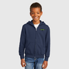 Youth Port & Company Core Fleece Full-Zip Hooded Sweatshirt