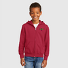 Youth Port & Company Core Fleece Full-Zip Hooded Sweatshirt