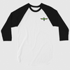 Unisex 3/4 Sleeve Raglan Shirt