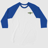 Unisex 3/4 Sleeve Raglan Shirt